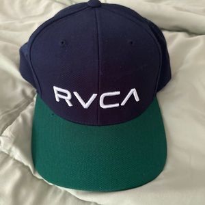 RVCA blue and green baseball cap
